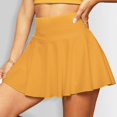 thumbnail image 2 of Nisorays Women's Active Athletic Skort Lightweight Tennis Skirt Perfect for Running Training Sports Golf Earthy Yellow XL, 2 of 8