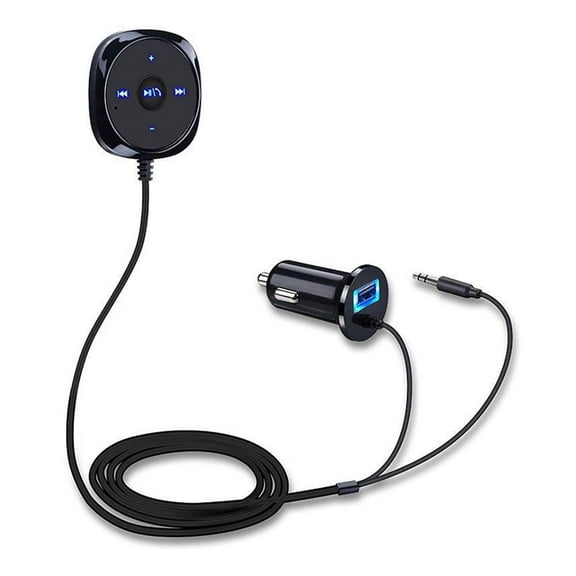 Bluetooth Car Kit, Car Bluetooth-Compatible Audio Receiver 3.5mm Bluetooth-Compatible Adapter Audio Receiver Handsfree Auto