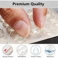 thumbnail image 5 of Cabinet Door Bumpers Pads Clear 1/2" 50PCS Soft Close Drawer Bumpers Pads Adhesive Rubber Bumpers for Cabinet Doors Picture Frames Sound Dampening, 5 of 5