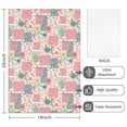 thumbnail image 2 of 2 Pcs Pioneer Flower Floral Print Pattern Kitchen Towels, Funny Microfiber Dish Towel Set, 18" X 26" Tea Towels, 2 of 6