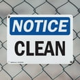 thumbnail image 5 of (2 Pack) Clean OSHA Notice Sign 18 Inch X 12 Inch Indoor / Outdoor Rust-Free Aluminum Metal Signs for Workplace, Workshop, and Construction Site, Made in the USA, 5 of 8