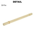thumbnail image 3 of Uxcell 50 Pcs Wooden Dowel Rods Round Dowel Rod 0.12" x 16", 3 of 7