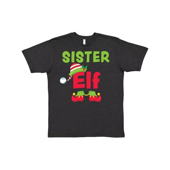 Inktastic Christmas Sister Elf T-Shirt