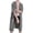 Gray, variant on Navy Men's Long Robes Loungwear Quick dry Zip Up Robes Light Zipper Cozy Bathrobes Loungwear