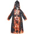 thumbnail image 2 of Disfraz de Túnica con Capucha de de Llama para de Disfraz de de SG Yotijar traje de esqueleto de los niños de halloween, 2 of 8