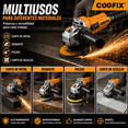 thumbnail image 4 of COOFIX Esmeriladora Angular CF-AG012 750W 115mm 11000 RPM 110V Incluye 5 Discos de Corte, 4 of 6