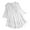 White, variant on VERUGU Fall Women Plus Size 3/4 Sleeve V Neck Tops Casual Tunic Blouse Loose Shirt Oversized Kaftan Gypsy Shirt Tops Thin Pullover Tops