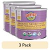 (3 pack) Earth's Best Organic Sensitivity Powder Baby Formula with Iron DHA & ARA, 21 oz Canister