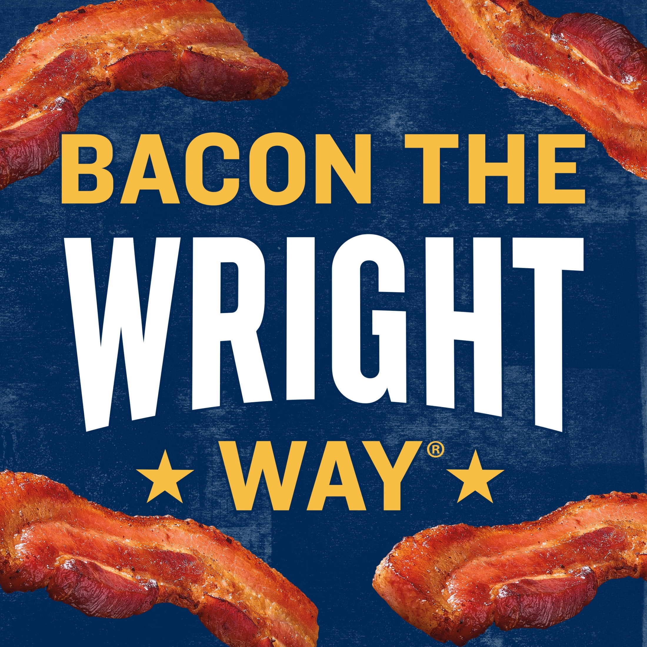 Wright Brand Limited Edition Hot Honey Flavored Real Wood Smoked Thick Cut Refrigerated Bacon, 1.5 lb