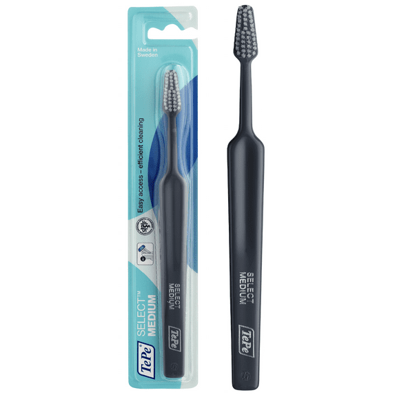 TEPE Select Toothbrushes Medium Bristles β Medium Toothbrushes, 1 Brush