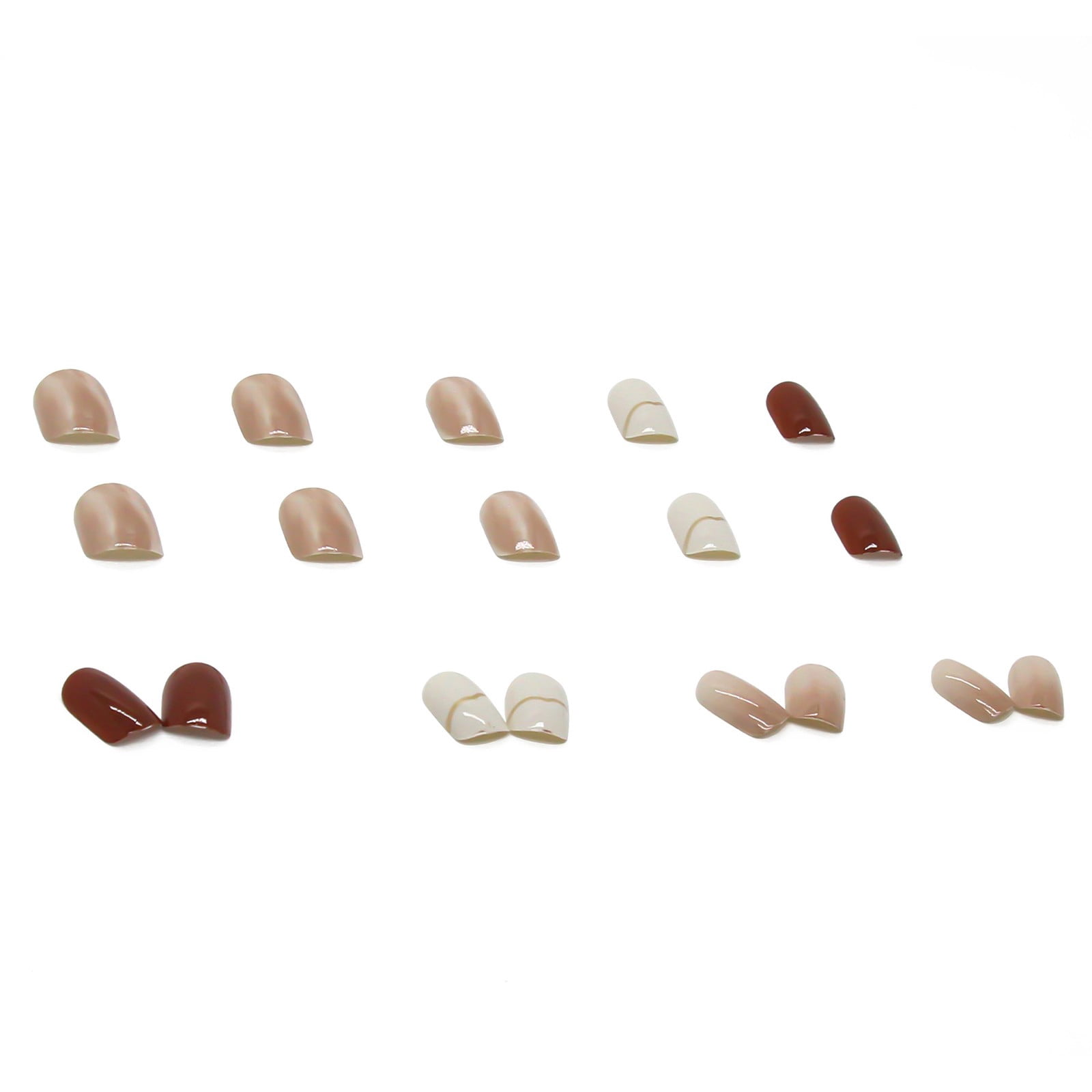 Acrylic Nail Trainer Coffin Full Nail Tips False Nails Tips Clear Practice Hand Nail Tips Coffin Nails on Medium Length Coffin Shaped Nail Tips Clear Full Cover Gel Nail Tips Nail Finger