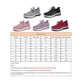 thumbnail image 2 of Gomelly Womens Sneakers Sport Running Shoe Knit Upper Athletic Shoes Comfort Walking Gym Outdoor Trainers Female Red 10.5, 2 of 5