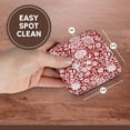 thumbnail image 7 of 3dRose, William Morris Cherwell Chintz Pattern in wine red and white, set of 4 Coasters - Soft, 7 of 7