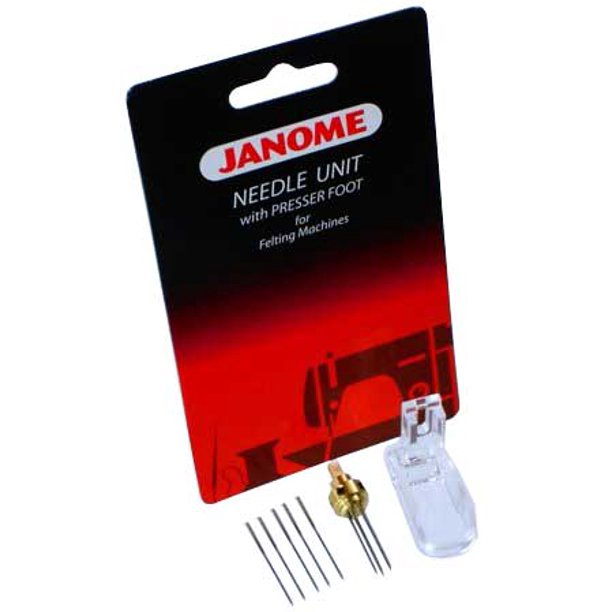 Janome Felting Machine Needle Clamp with Needles and Foot