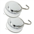 thumbnail image 2 of Gancho de SuccióN Paquete de 4 de Ventosa de Acero Inoxidable Al VacíO, Gancho para Toallas de BañO, Soportes Hasta 18 Lb Pared con Ventosa, Perchas Cocina y BañO, 2 of 4