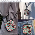 thumbnail image 5 of Raisingwell Dog Treat Pouch for Pet Walking and Training with Clicker Poop Bags Small Fanny Zipper Pack Holder for Puppy Snack Dispenser Kit for Leash and Outdoor Use (Watermelon), 5 of 6