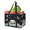 Multicolor 1, variant on Paris Eiffel Tower Pink Rose Reusable Grocery Bags, Foldable Shopping Bags for Groceries with Handles, Large Grocery Tote for Kitchen, Market, Car, Trunk, Picnic