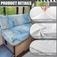 thumbnail image 6 of Yuyamidu Blue Marble Print RV Dinette Cushion Covers Universal Camper Cushion Slipcovers Soft Camper Dinette Seat Covers for Travel Trailer Couch RV Sofa Cushions, 6 of 7