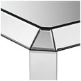 Studio 55D Modern Mirrored Rectangular Accent Side End Table 21" x 16