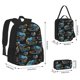thumbnail image 2 of Balery Cool Off-Road Vehicle Mochila escolar 3 en 1 para niños: mochila resistente con lonchera térmica y estuche para lápices. Mochila escolar para niños y niñas., 2 of 7