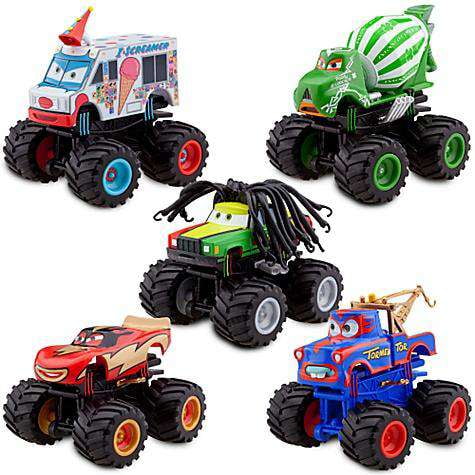 Disney Cars Cars Toon Monster Truck Mater Random Color Tormentor Pvc Figurine Set No Packaging Walmart Com Walmart Com