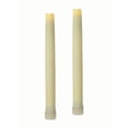 thumbnail image 3 of Set of Two Ivory Flameless Taper Candle, 3 of 5