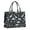 Dinosaur and Palm Navy Pattern, variant on Dinosaur and Palm Pink Pattern Tote Bag, Shopping Handbag with Interior Pockets & Top Handle, Smooth Zipper Gifts for Women Men,15.7 X 5.1 X 13 Inches