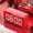 Red, variant on QTOCIO Bluetooth Speaker, LED Mirror Clock With Screen 5.0 Wireless Bluetooth Audio Dual Alarm Clock Three-level Brightness Call Card, Built-In Lithium Battery