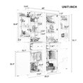 thumbnail image 2 of GDF Studio Set of 2 Storage Cabinets with Adjustable Shelf, Drawers and Door Racks for Bathroom or Office, Gray, 2 of 10