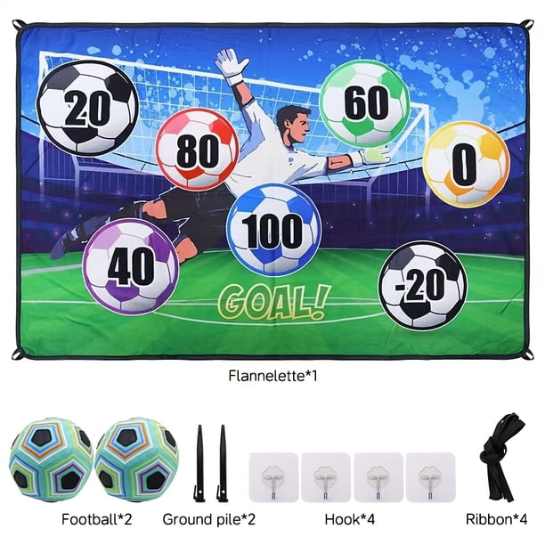 Juego de alfombrillas de fútbol para niños, juguetes de fútbol para interiores y exteriores, juegos de fútbol competitivos multijugador, entrenamiento de fútbol, regalos para niños