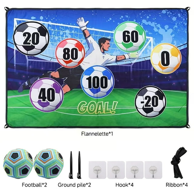 Juego de alfombrillas de fútbol para niños, juguetes de fútbol para interiores y exteriores, juegos de fútbol competitivos multijugador, entrenamiento de fútbol, regalos para niños