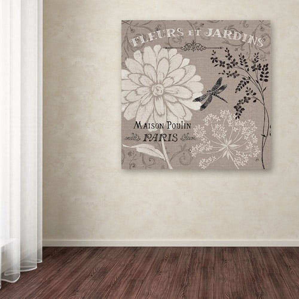 Trademark Fine Art "French Linen Garden II" Canvas Art by Daphne Brissonnet