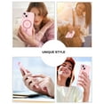 thumbnail image 2 of VENINGO Magnetic for iPhone 13 Case / iPhone 14 Case Clear Glitter, Compatible with Mag-safe, TPU Transparent Shockproof Slim Bling Sparkly Bumper Cover Phone Case for Women Girls, Pink, 2 of 8