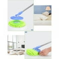 thumbnail image 4 of 3 Packs Mop Head Replacement Refill 360° Spin Mop Replacement Head Round Microfiber Mop Head RANDOM COLOR (9.8" in Dia), 4 of 8