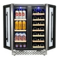 thumbnail image 2 of 40 Bottles Wine and Beverage Refrigerator, Quiet Fast Cooling Digital Temperature Control Wine Cooler Frigerator Wine Fridge, 2 of 9