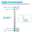 thumbnail image 3 of 2 Pcs Door Latch Guard Plate Outswing Angle Latch Protector Door Latch Cover Latch Shield L Shaped Security 11Inch, 3 of 5