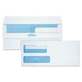 thumbnail image 5 of Quality Park QUA24519 Double Window Redi-Seal Security-Tinted Envelope, #9, Commercial Flap, Redi-Seal Closure, 3.88 X 8.88, White, 250/carton, 5 of 7