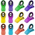 thumbnail image 1 of 12 Pieces Chip Bag Clips Magnetic Refrigerator Clips Multicolored Food Sealing Clips with Airtight Seal for Home Kitchen Office School Supplies, 1 of 5