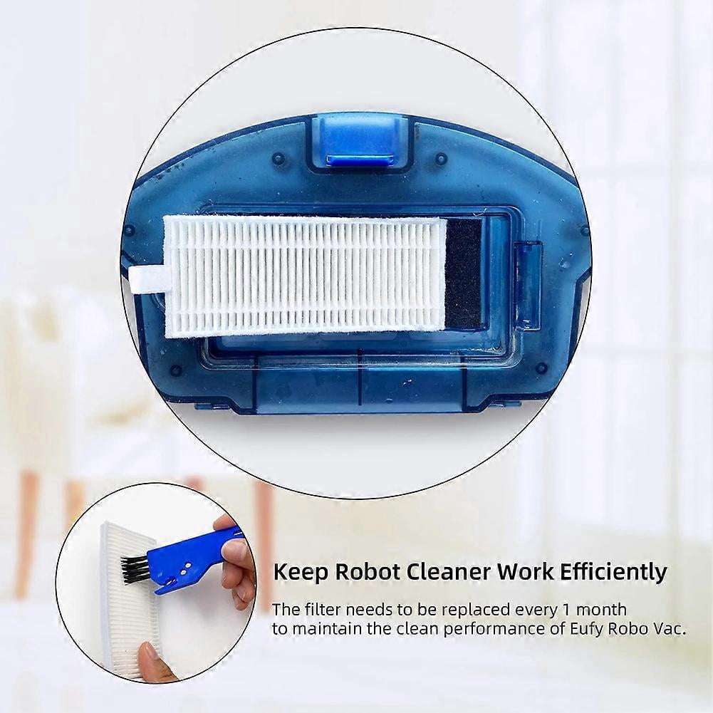 For Eufy Robovac 11S / 25C / 30 / 30C / 35C / 12 / 15T / 15C Slim Robot Vacuum Cleaner Main Side Br As shown