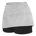 thumbnail image 5 of uublik Skirts for Girls Gray Tennis Skirts Golf Skort Athletic Dance Running School Sport Skirts with Shorts Size 2T-12, 5 of 5
