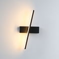 thumbnail image 4 of ER Lámpara de pared para cabecera de dormitorio, ángulo de luz giratorio de 330 °, candelabro de pared LED interior ajustable, accesorio de luz de aluminio Simple AC110/220V brillar Electrónica, 4 of 5