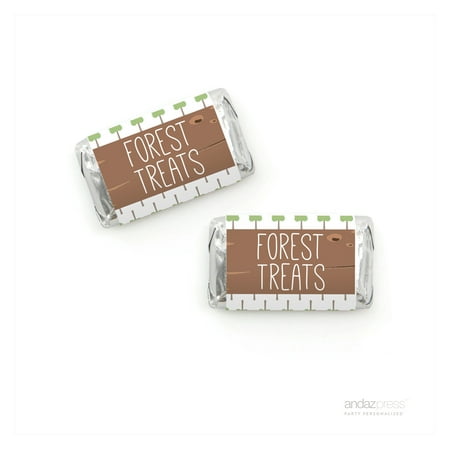 Woodland Friends Birthday Hershey´s Miniatures Mini Candy Bar Wrappers, 36-Pack