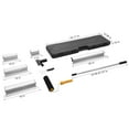 thumbnail image 3 of SKYSHALO Drywall Finishing Set, Includes Blades in Sizes 7", 10", 14", 16", 24" + Extendable Handle 34"-81.6", Crafted from Stainless Steel for Professional Wall Surface Preparation, 3 of 9