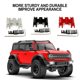 thumbnail image 5 of Vogacara Soporte de caja de cambios RC GOFFLOW, pieza de coche RC, placa de deslizamiento, soporte de caja de cambios para 1:24 AXIAL SCX24 Kits de construcción modelo Plata, 5 of 6
