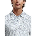 thumbnail image 4 of Ben Hogan Men's & Big Men's Performance Micro Fall Leaf Short Sleeve Golf Polo Shirt, Sizes S-5XL, 4 of 7