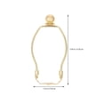 thumbnail image 2 of 2 Pcs Practical Lampshade Horn Brackets Lampshade Holder Lighting Supplies, 2 of 6