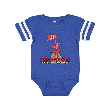 

Inktastic Deployed Uncle Military Family Gift Baby Boy or Baby Girl Bodysuit