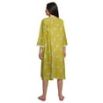 thumbnail image 4 of Moomaya Chemise de Nuit en Coton pour Femmes, Col Rond, Allaitement, 4 of 6