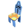 thumbnail image 3 of Grow'n Up Crayola Kids Wooden Multi-Color Activity Table and Chair Set for Ages 3 to 8, 3 of 7