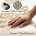 thumbnail image 6 of ODIKA Beige Loves Boho Geometric Motifs Balanced Decorative Rectangular Pet Friendly & Kids Safe Play for Playroom, Bedroom, Reading Nook, 6 of 7